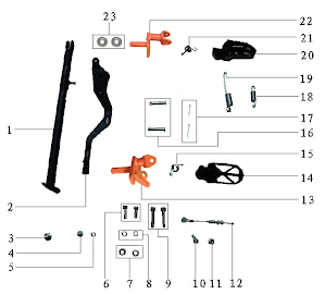 Kick Stand - Foot Pegs