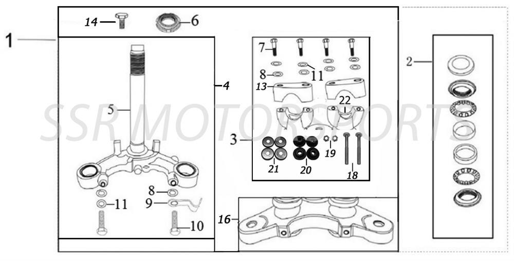 Upper & Lower Triple Clamp