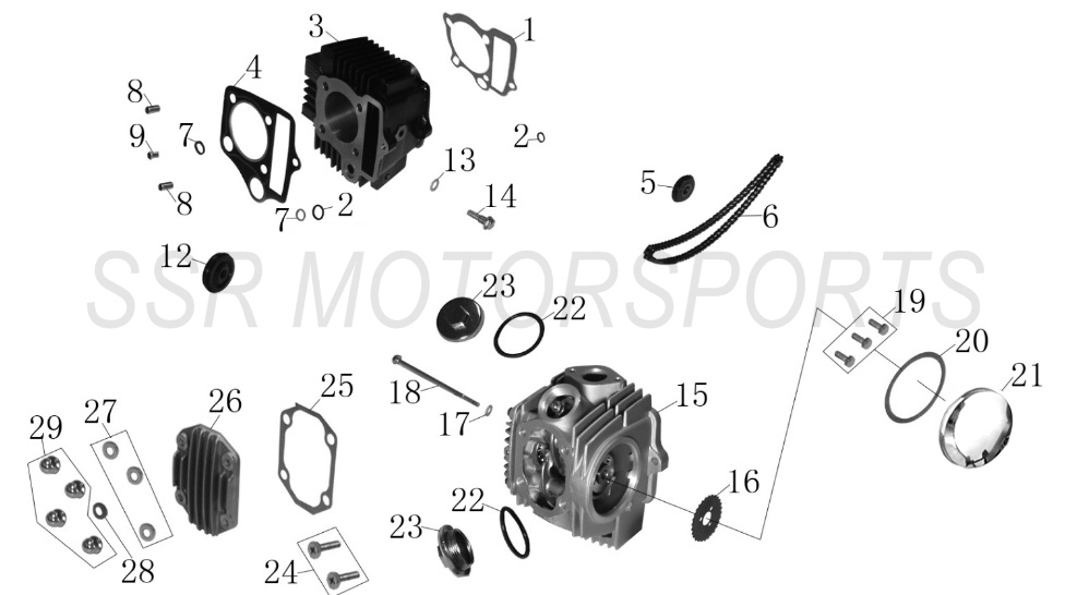 Cylinder Head & Cylinder