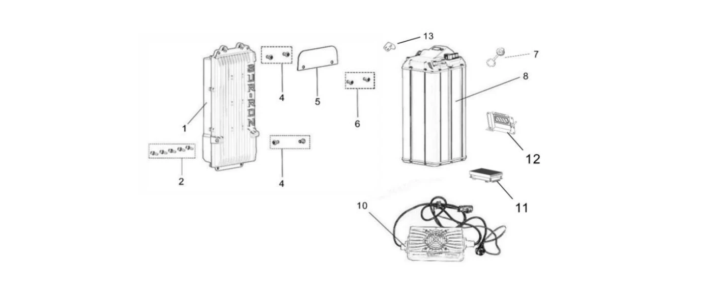 12. Electrical - Controller, Battery, Charger