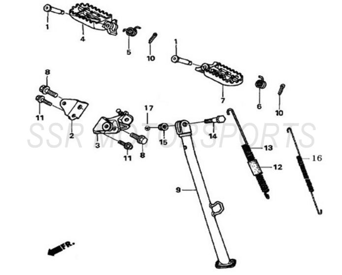 Side Stand / Foot Pegs