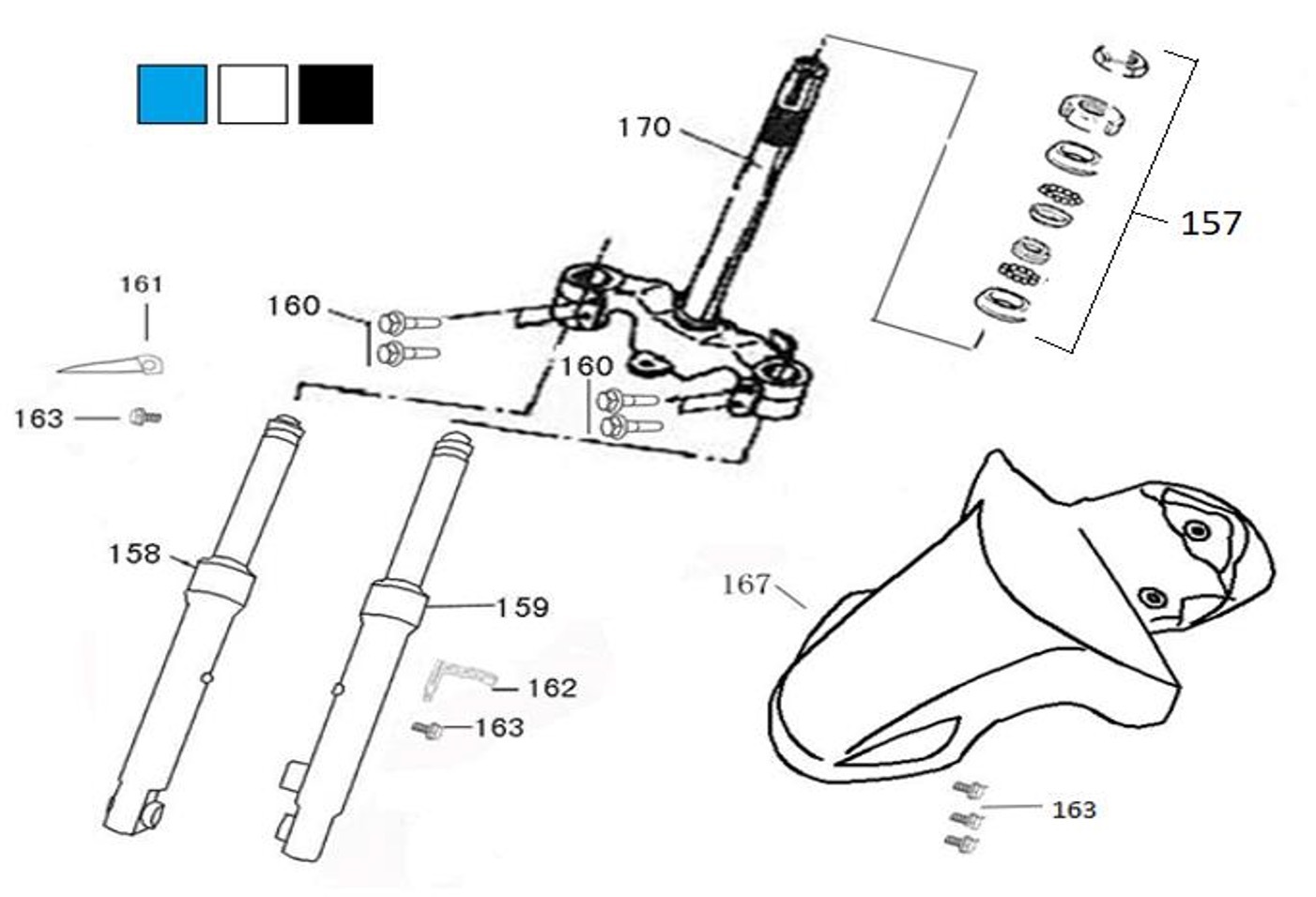 Wolf Rugby (Front Fork Assembly) Wolf Rugby (Front Fork Assembly)