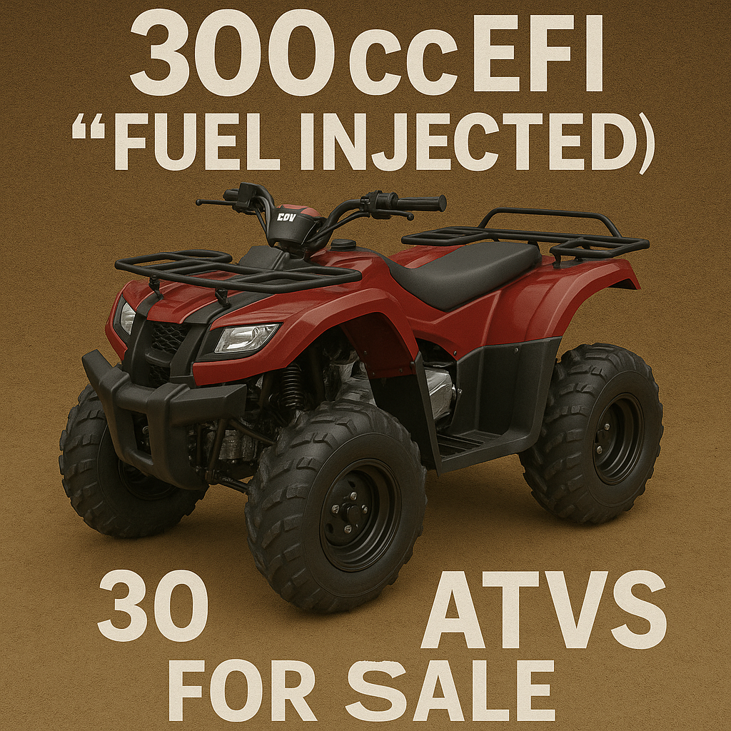 300cc "Fuel Injected" Atv's