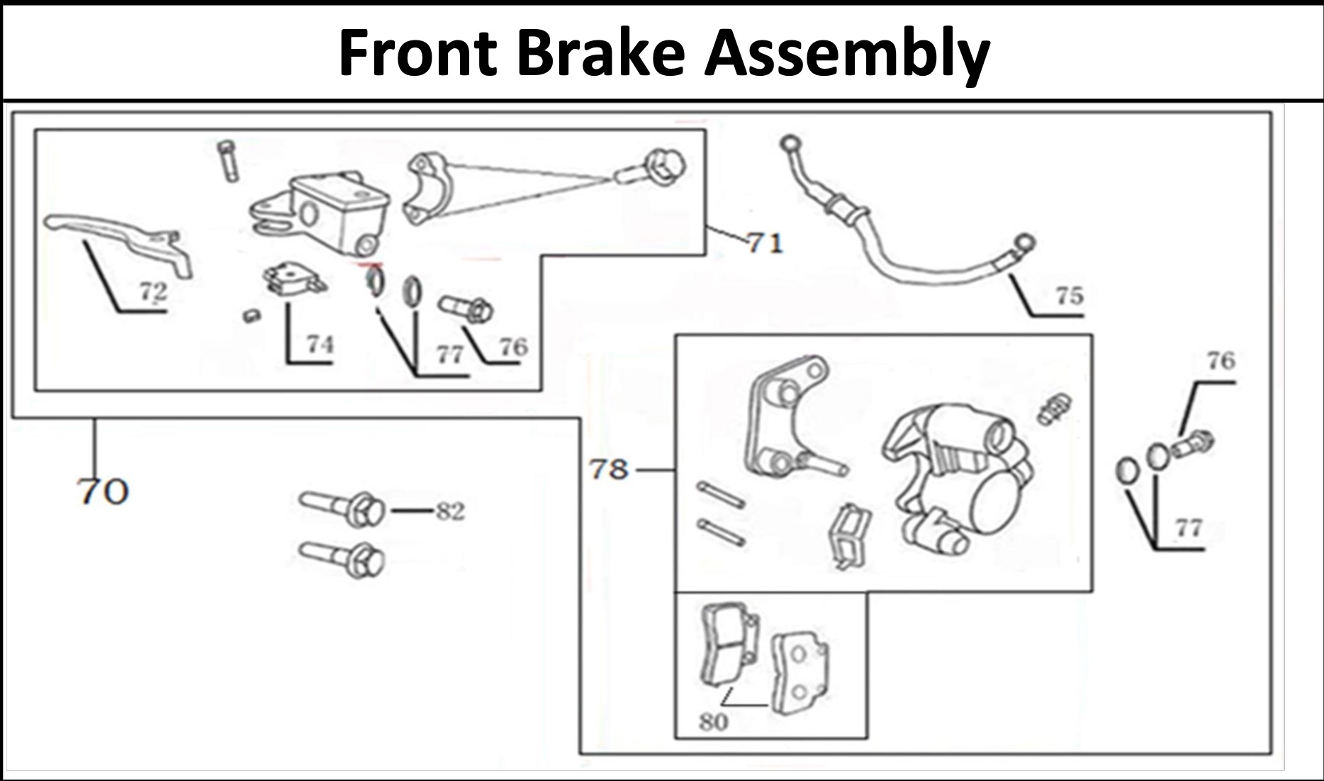 Front Brake Assembly