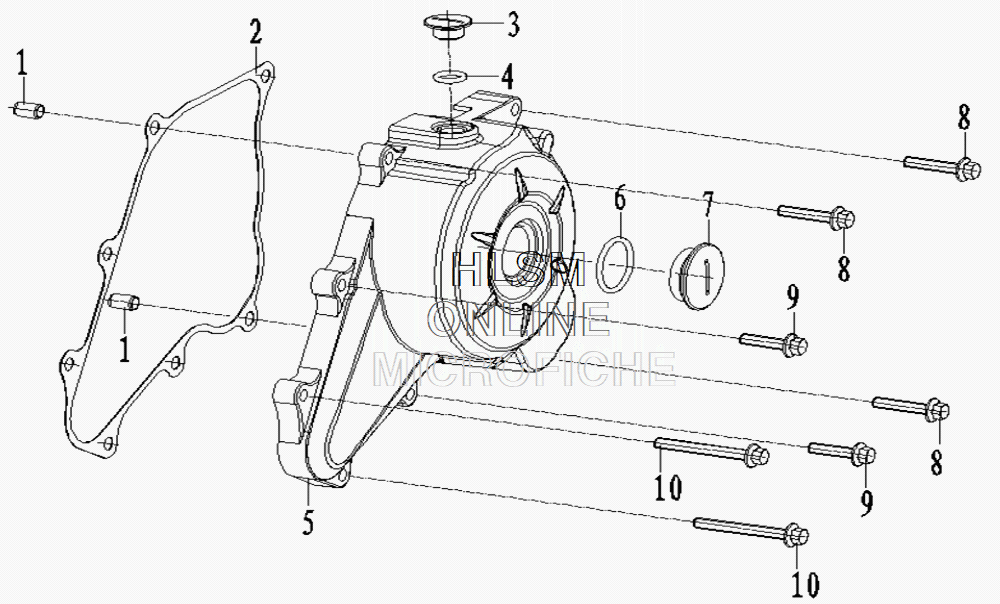 Crankcase Cover - Left