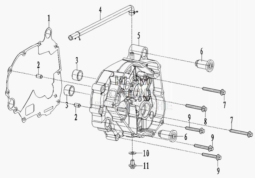 Crankcase - Right Crankcase - Right