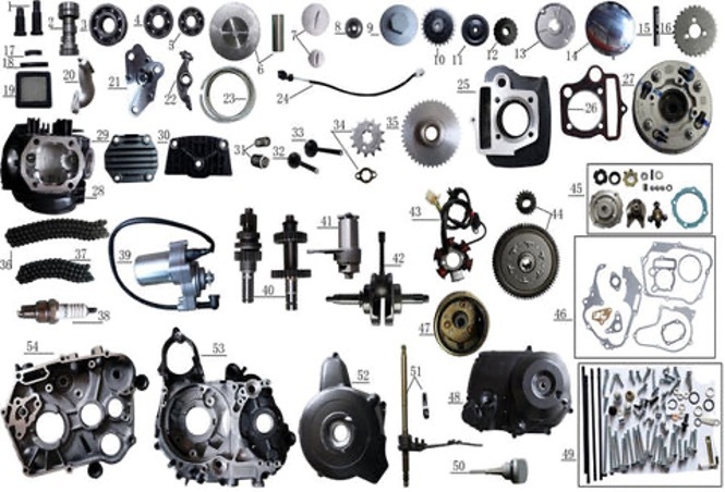 Tao TForce/T125 (Engine Parts)