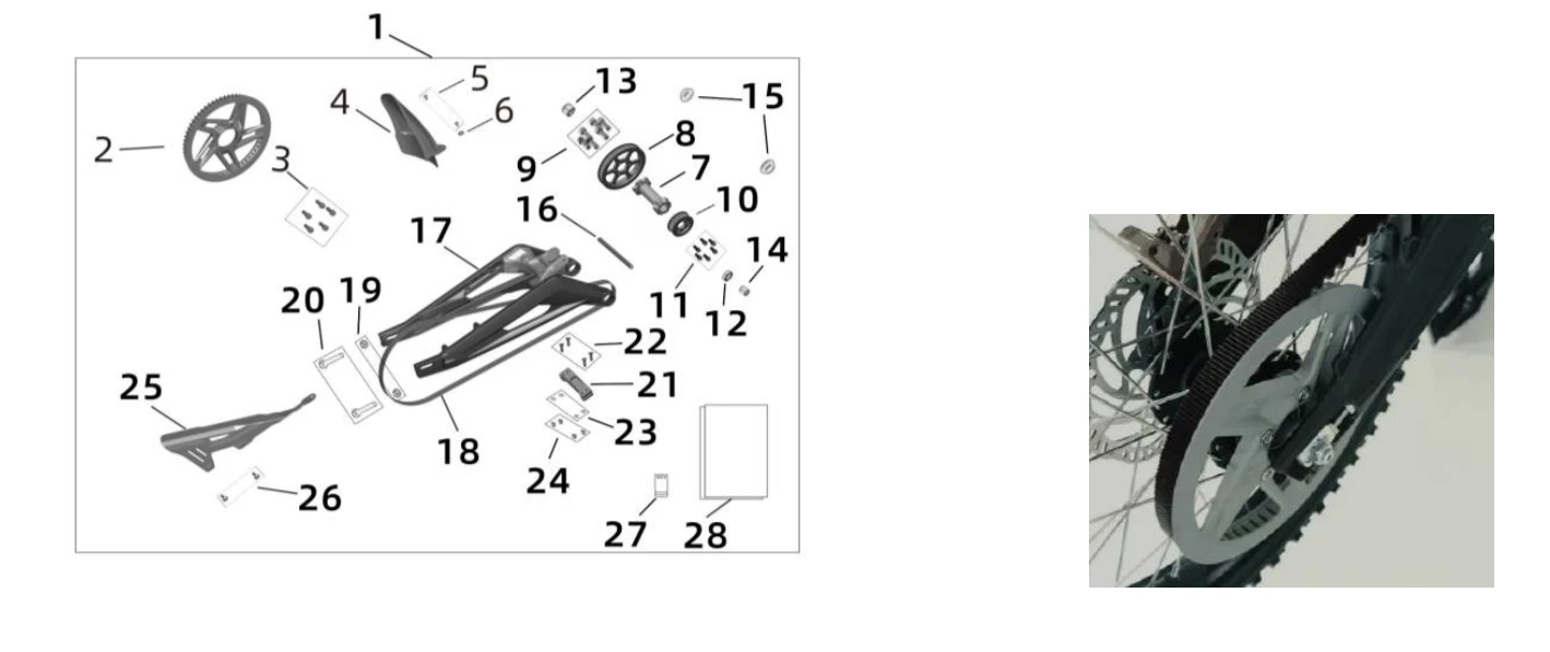 27. Secondary Belt Drive Kit (Accessory)
