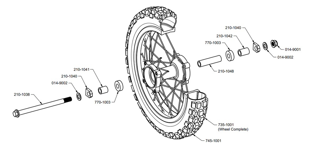 ETM RTR Rear Wheel