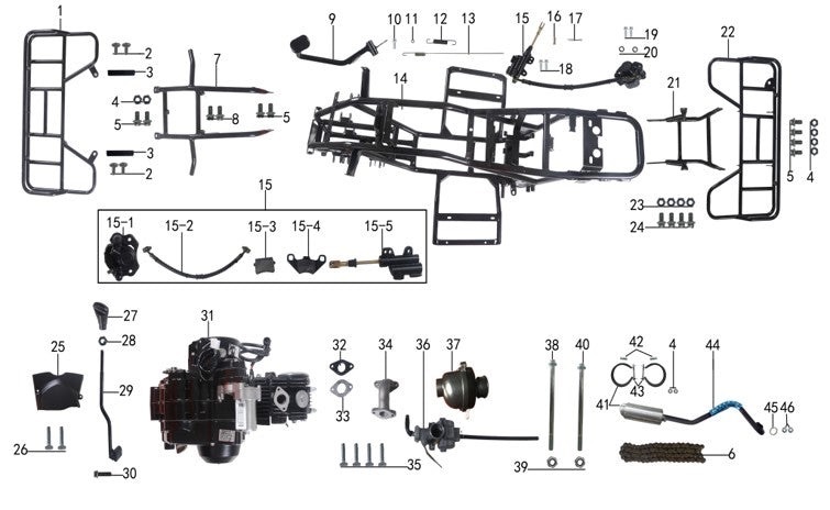 Tao TForce Platinum (Frame & Engine)