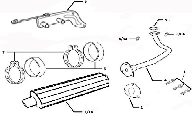 Wolf RX 50 (Exhaust Muffler)