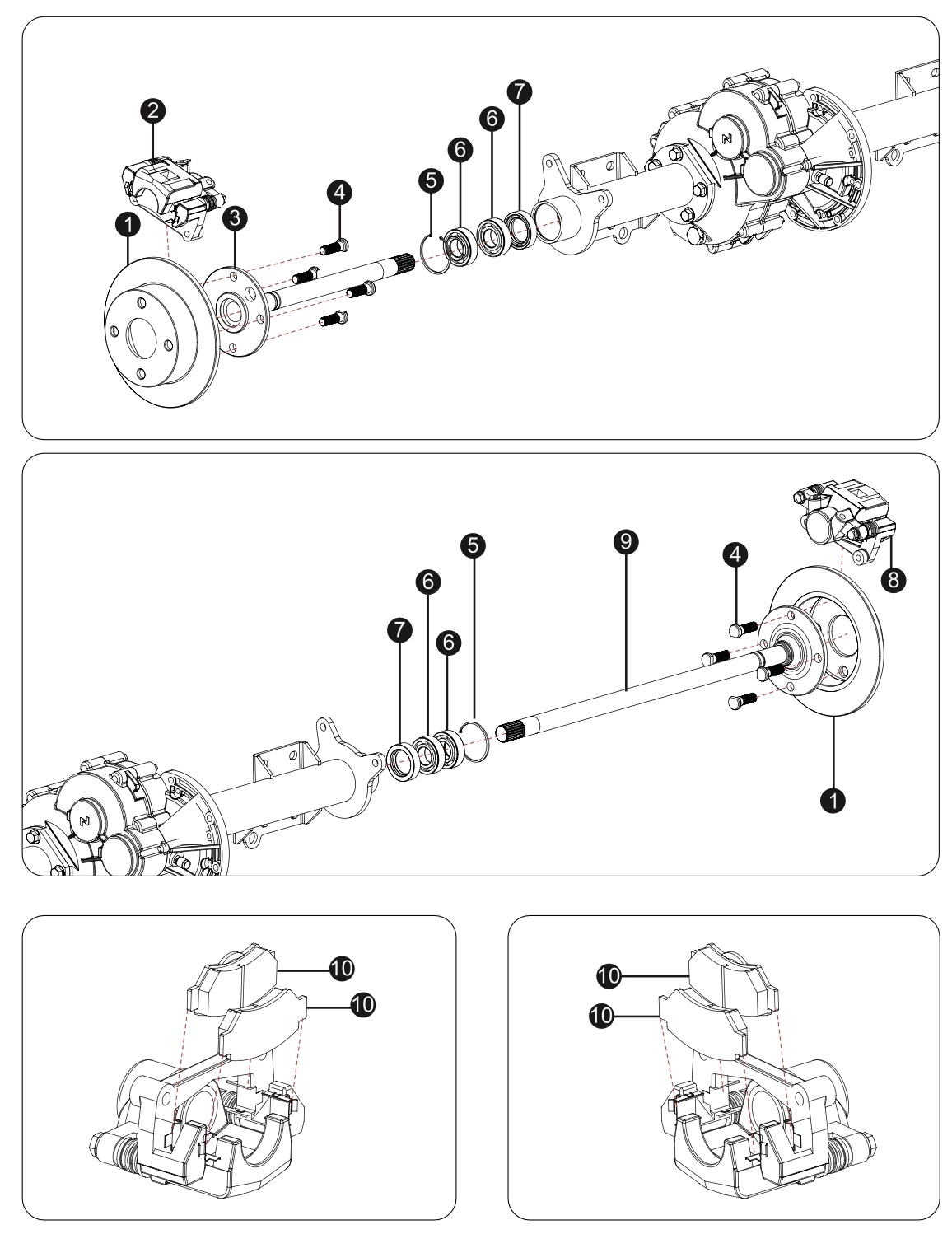 Rear Axle Sub Components
