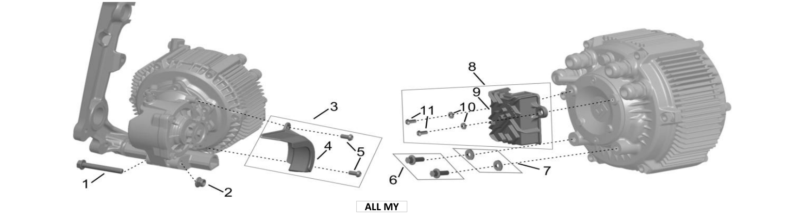 2026 Surron Hyper Bee - Converter Parts Diagram