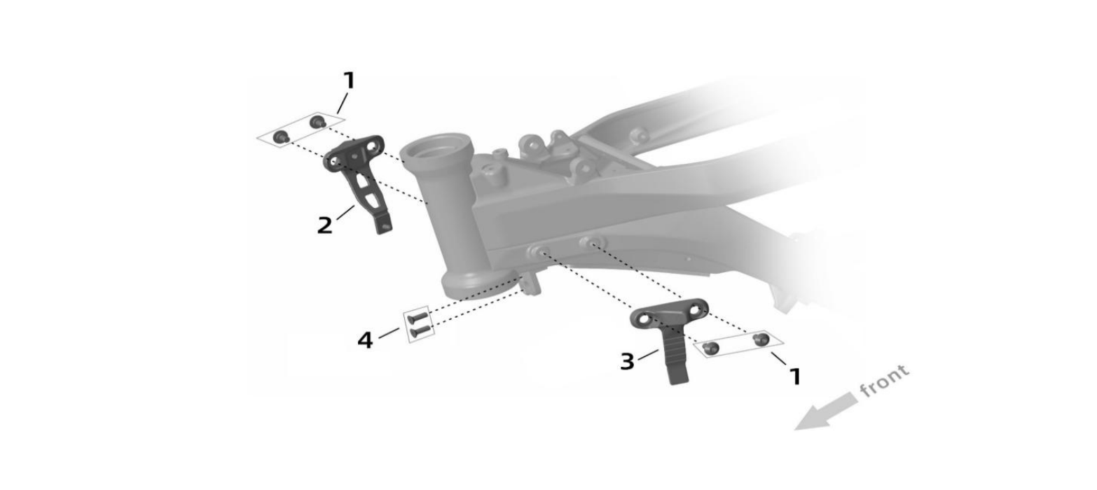 2025 Surron Ultra Bee - Steering Parts Diagram