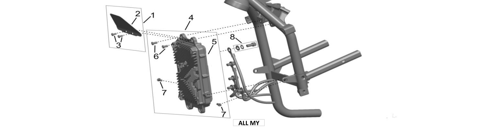 2026 Surron Hyper Bee - Controller Parts Diagram