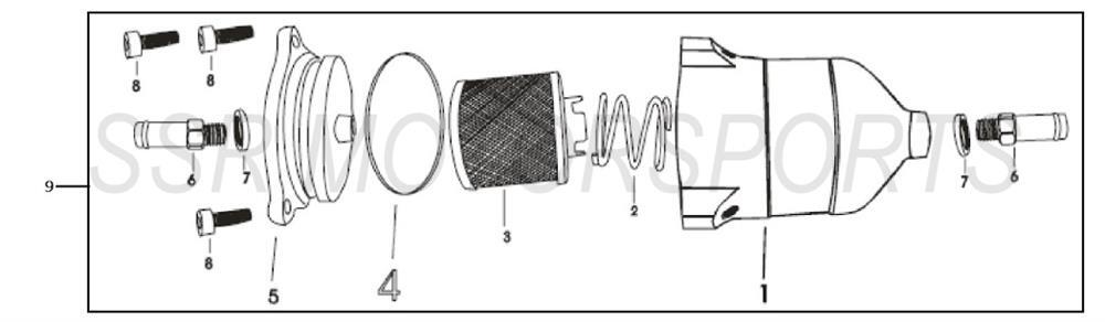 2022 SSR SR160TX - Oil Filter Parts Diagram