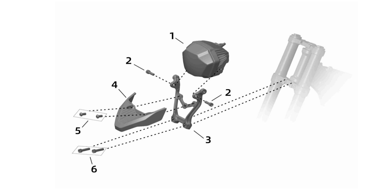 2025 Surron Ultra Bee - Electrical - Light (1) Parts Diagram
