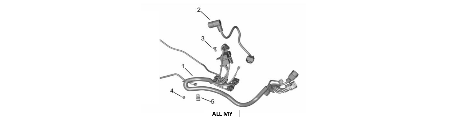 2026 Surron Ultra Bee - Main Harness Parts Diagram