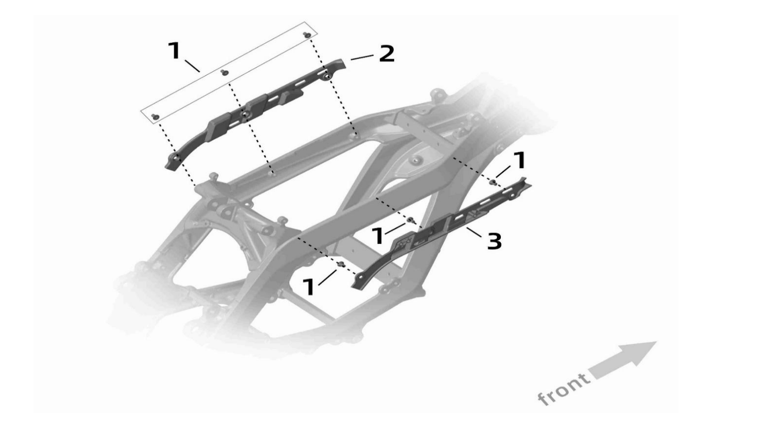 2025 Surron Ultra Bee - Frame (5) Parts Diagram