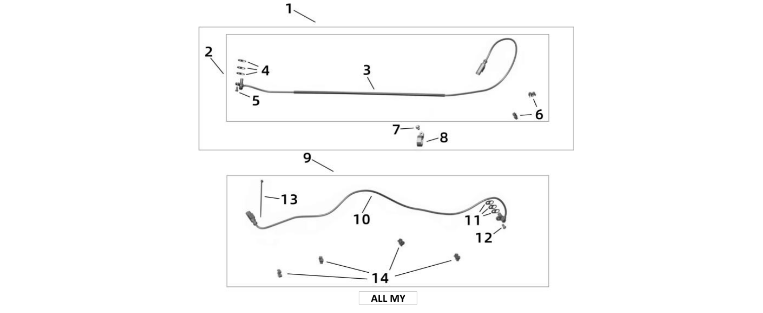 2026 Surron Ultra Bee - Wheel Speed Sensor CPL. Parts Diagram