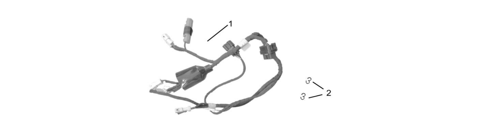 2025 Surron Hyper Bee - Electrical - Main Wires Parts Diagram
