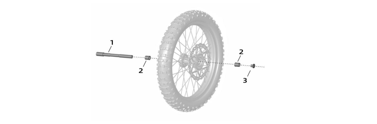 2025 Surron Ultra Bee - Front Wheel (2) Parts Diagram
