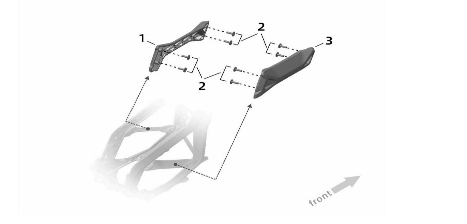 2025 Surron Ultra Bee - Frame (6) Parts Diagram