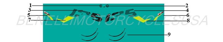 2022 Benelli TNT 135 Green Graphics (U6) Parts Diagram