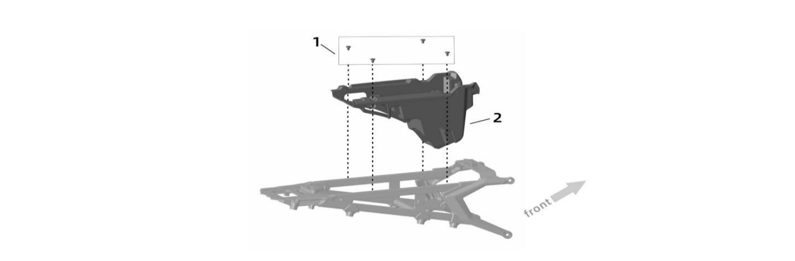 2025 Surron Ultra Bee - Storage Space Parts Diagram