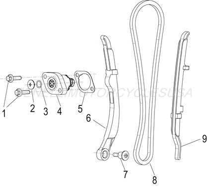 2022 Benelli TNT 135 Cam Chain Tensioner Parts Diagram