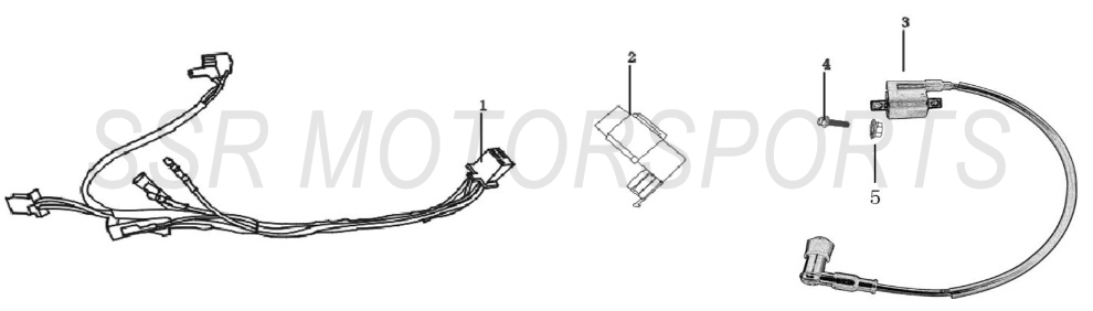 2017 SSR SR110SEMI - Wire Harness Parts Diagram
