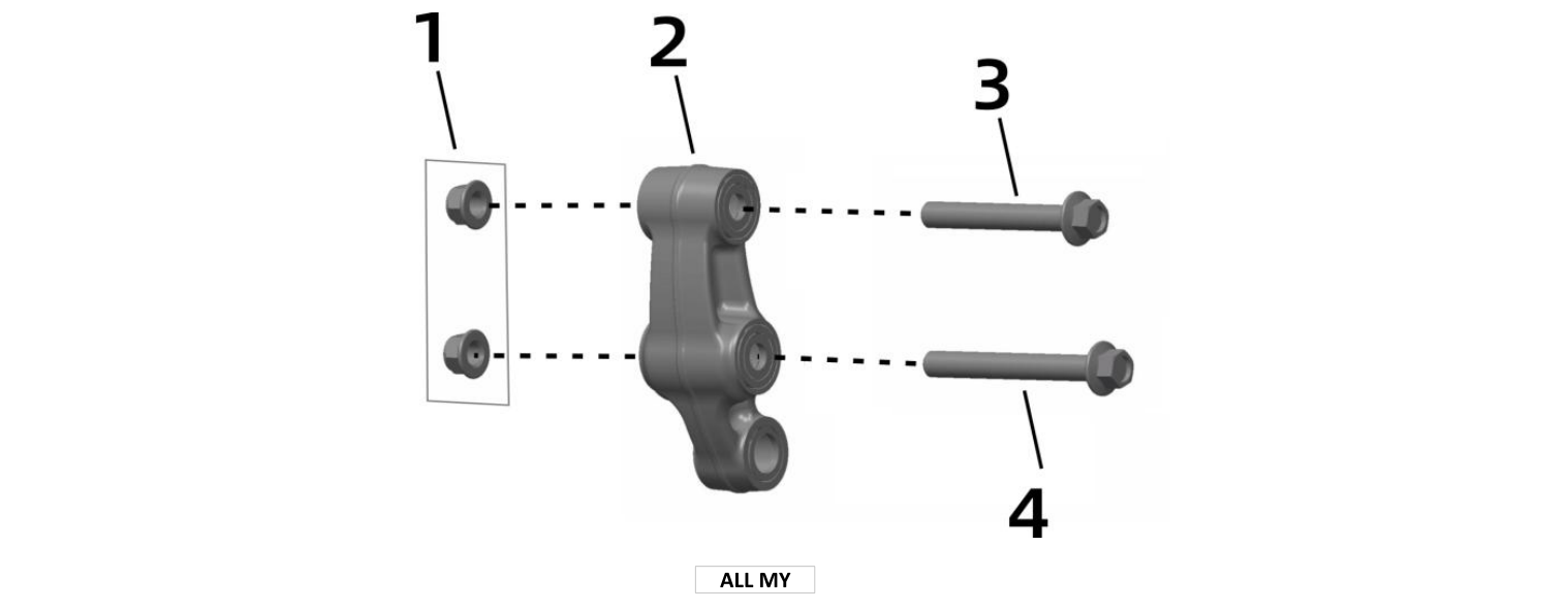 2026 Surron Ultra Bee - Triangular Cantilever Assy. Parts Diagram