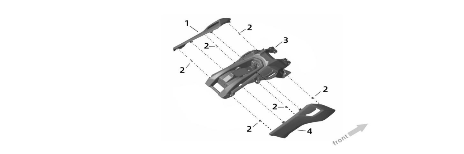 2025 Surron Ultra Bee - Cover (4) Parts Diagram