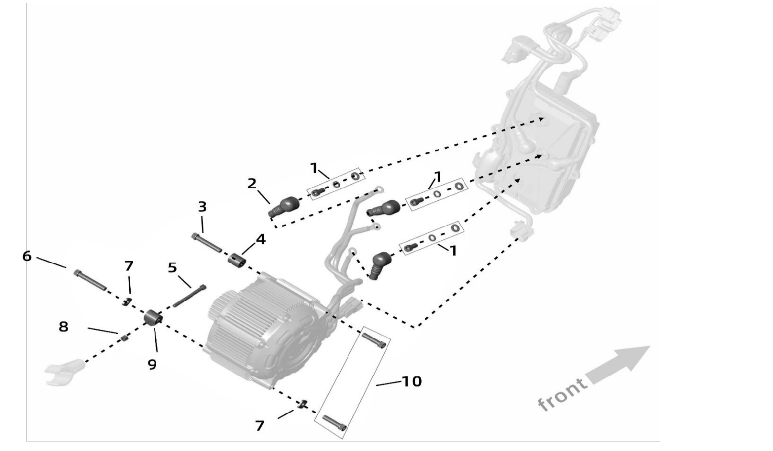 2025 Surron Ultra Bee - Electrical - Motor (3) Parts Diagram
