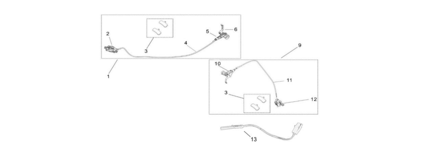 2025 Surron Light Bee X - Brakes Parts Diagram