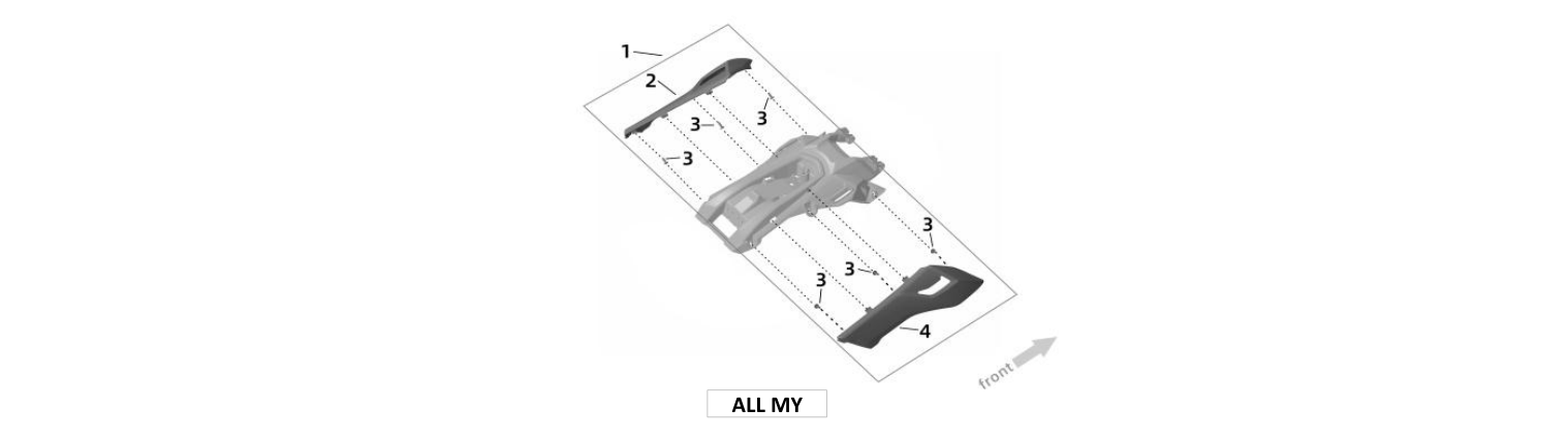 2026 Surron Ultra Bee - UB Battery Cap Parts Diagram