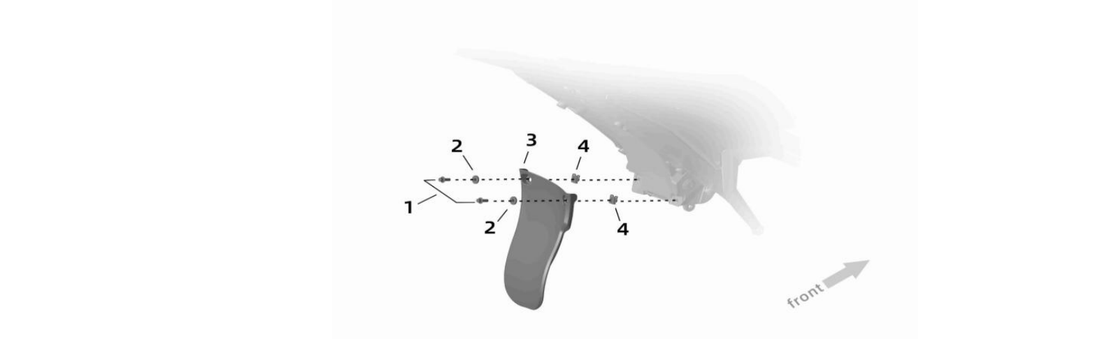 2025 Surron Ultra Bee - Fender - Rear (3) Parts Diagram