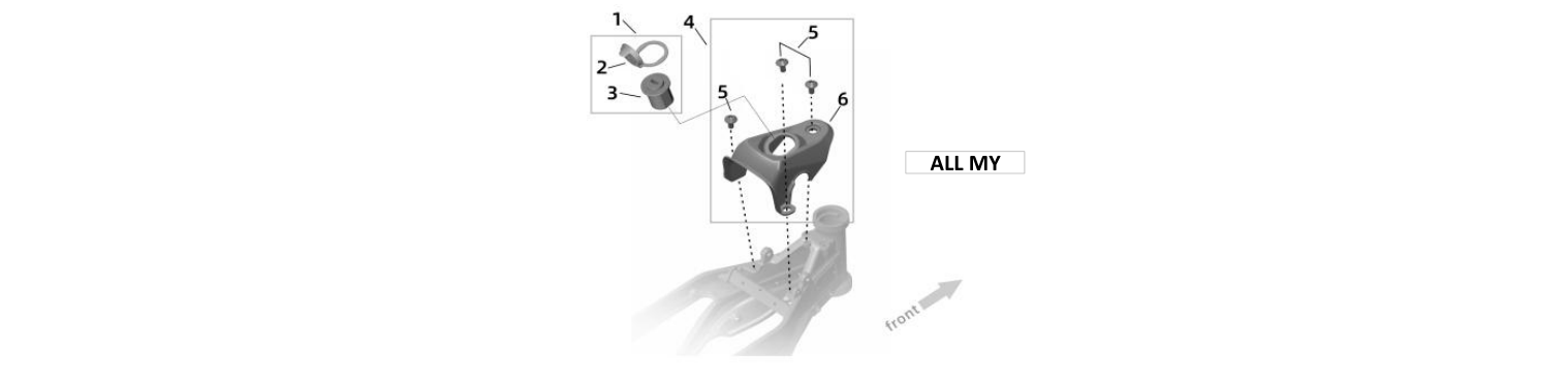 2026 Surron Ultra Bee - USB Parts Diagram