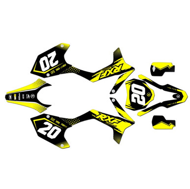 Graphics Kit for Apollo RXF FREERIDE 150 190 (All Years) Spear Series