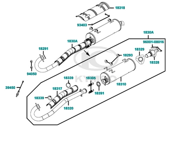 2023 KYMCO MXU 450i (Exhaust Muffler)