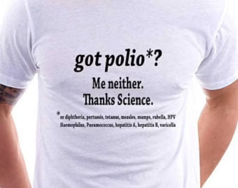 got polio t shirt