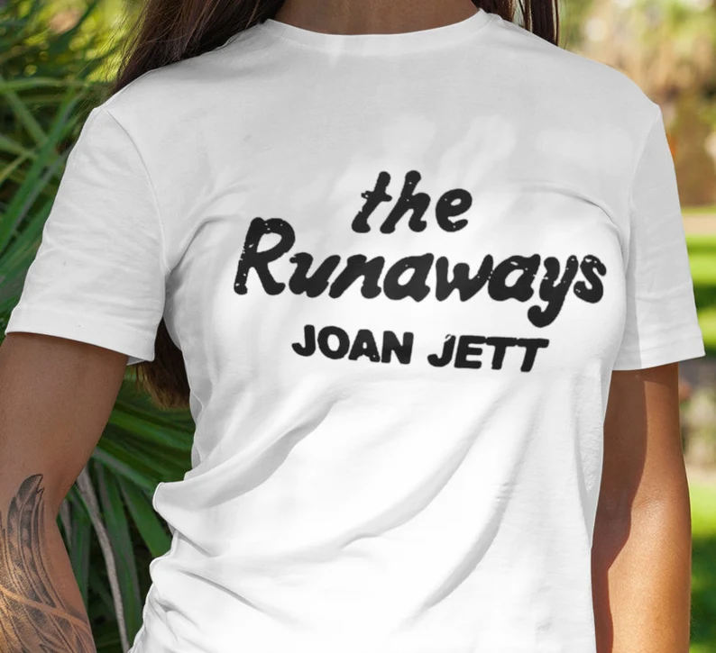 Runaways Joan Jett Shirt Reproduction Shirt