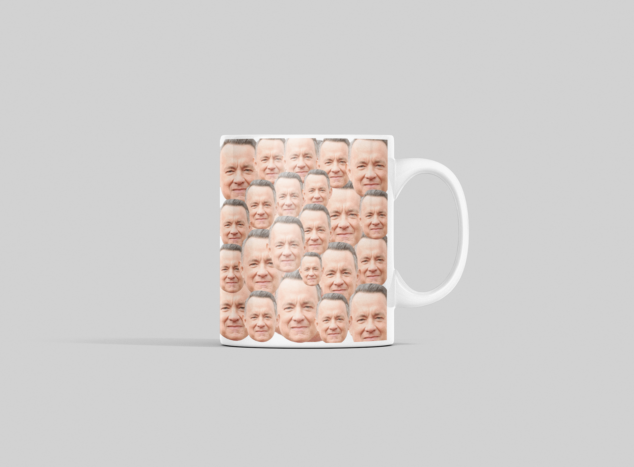 Tom Hanks Mug - 11oz or 20 oz - Tom Hanks Coffee Cup - Ceramic Mug