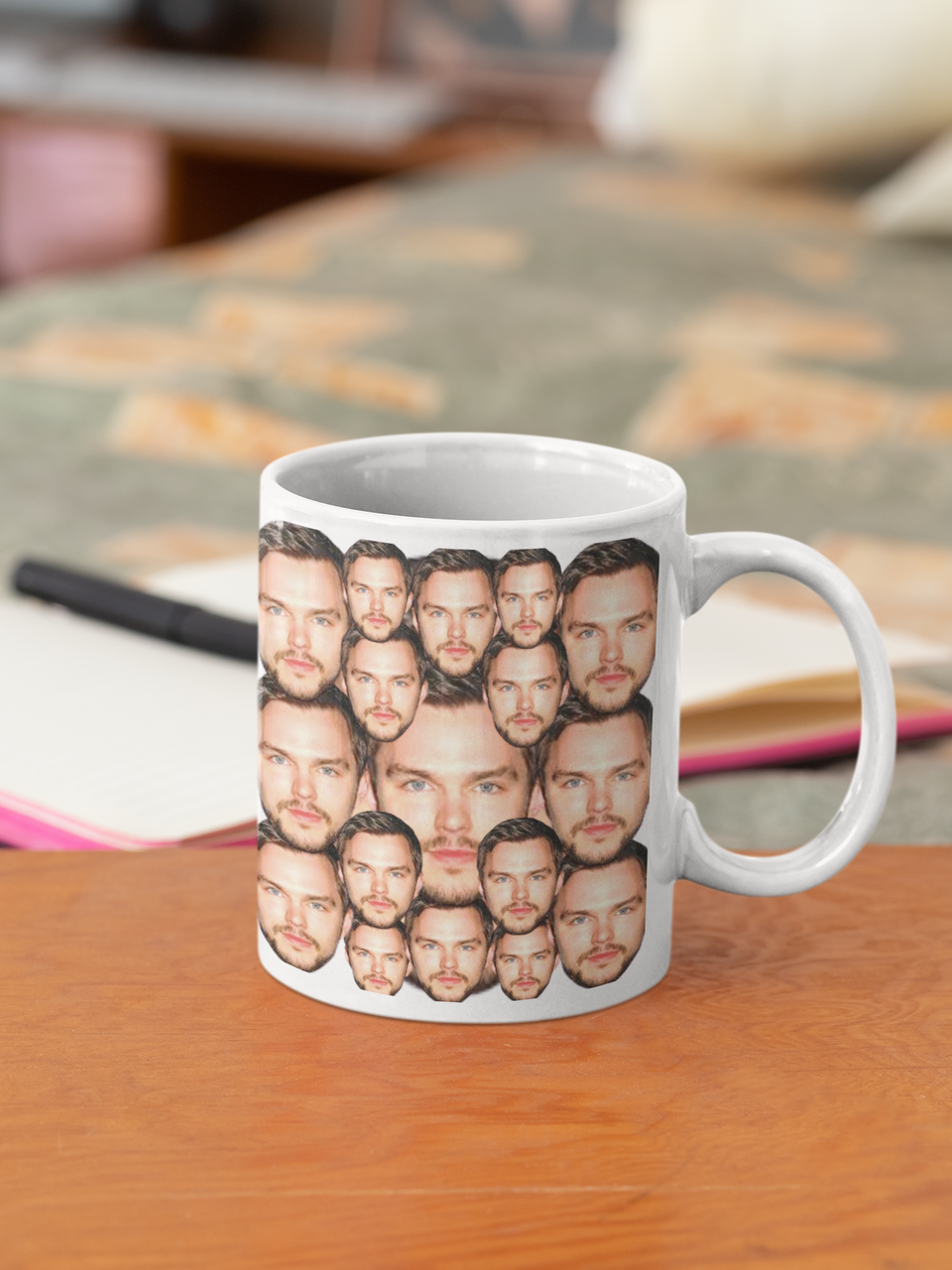 Nicholas Hoult - 11oz or 20 oz - Nicholas Hoult - Coffee Cup - Ceramic Mug