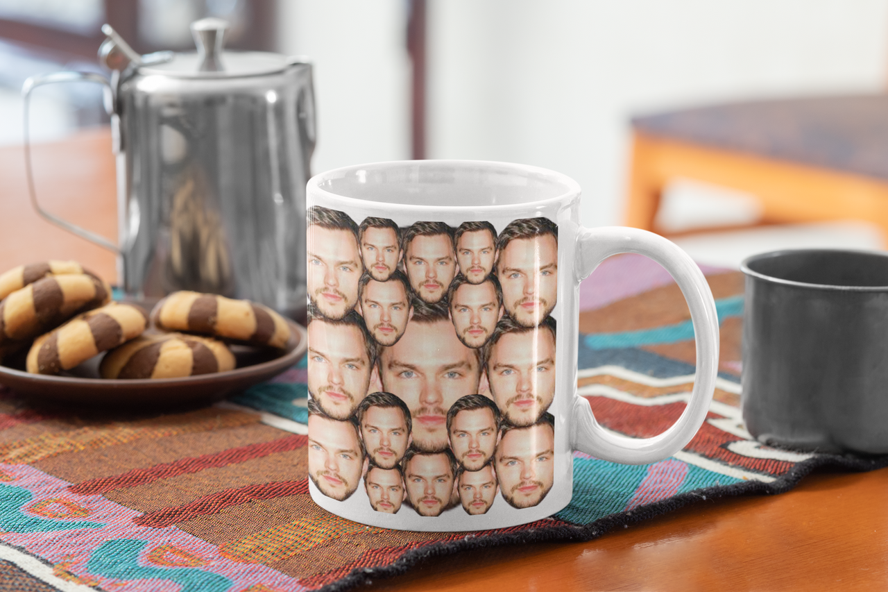 Nicholas Hoult - 11oz or 20 oz - Nicholas Hoult - Coffee Cup - Ceramic Mug