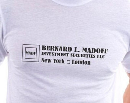 Madoff Investments Shirt Bernard L. Madoff Shirt Reproduction Shirt