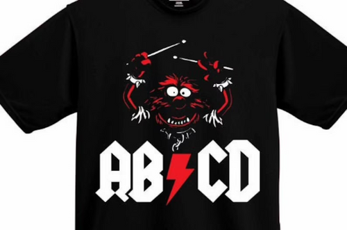 Animal ABCD T-Shirt Muppet's Shirt Animal Shirt