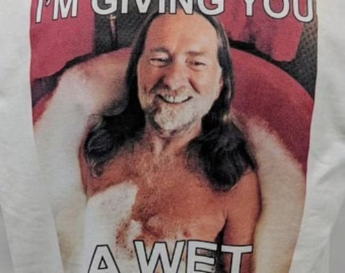 I'm Giving you a Wet Willie shirt Willie Nelson Shirt