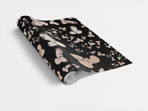 Penis Bachelorette Party Wrapping Paper- Custom Wrapping Paper- Penis Bachelorette Party Gift Wrap