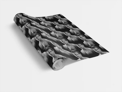 Ryan Reynolds Wrapping Paper- Custom Wrapping Paper- Ryan Reynolds Shirtless Gift Wrap